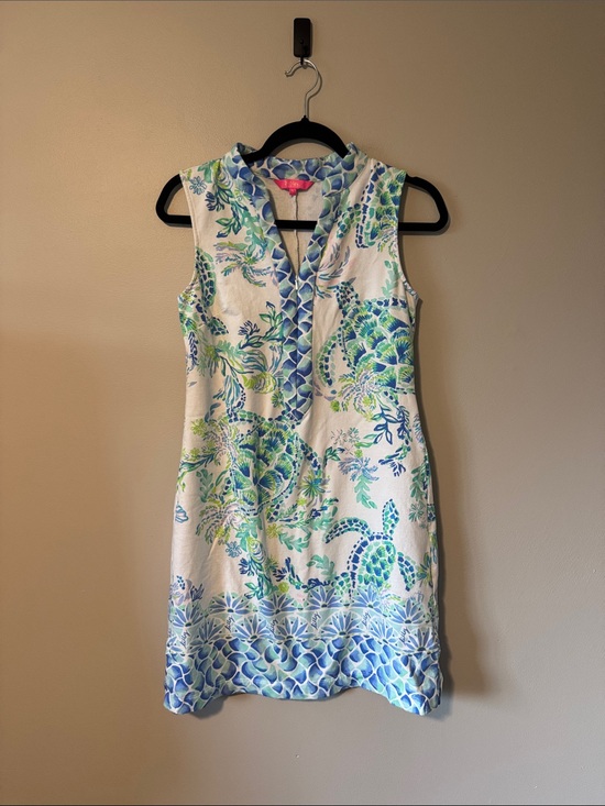 Lilly Pulitzer Dresses & Skirts - Lily Pulitzer Larsen Island Ride Engineered French Terry Shift Dress